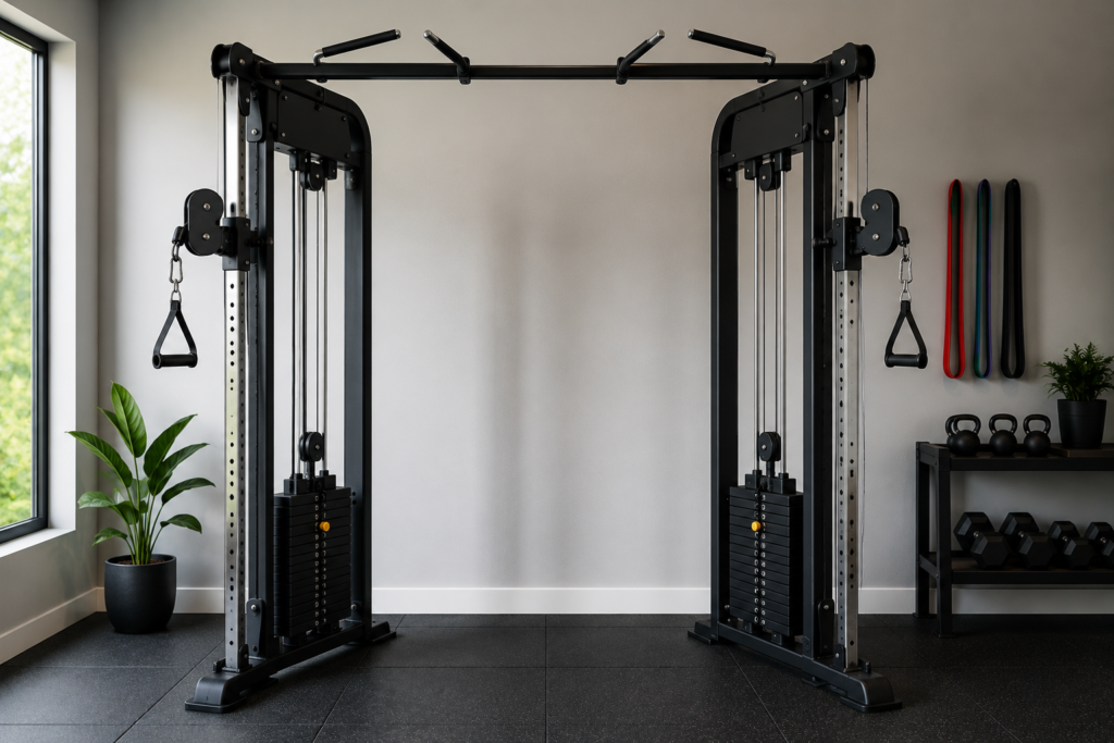 Functional Trainer Workouts machine in a gym