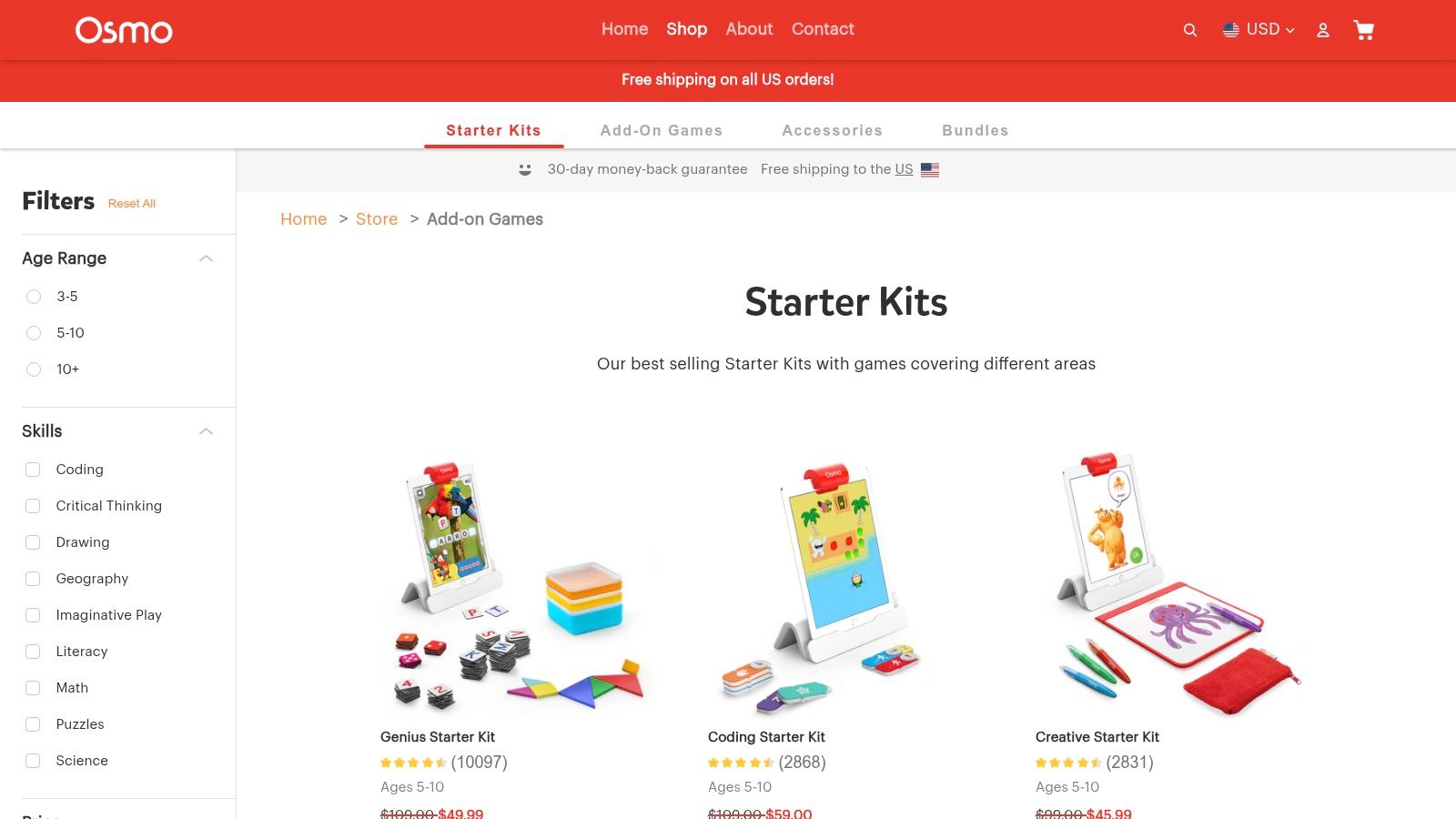Osmo Little Genius Starter Kit (for iPad)