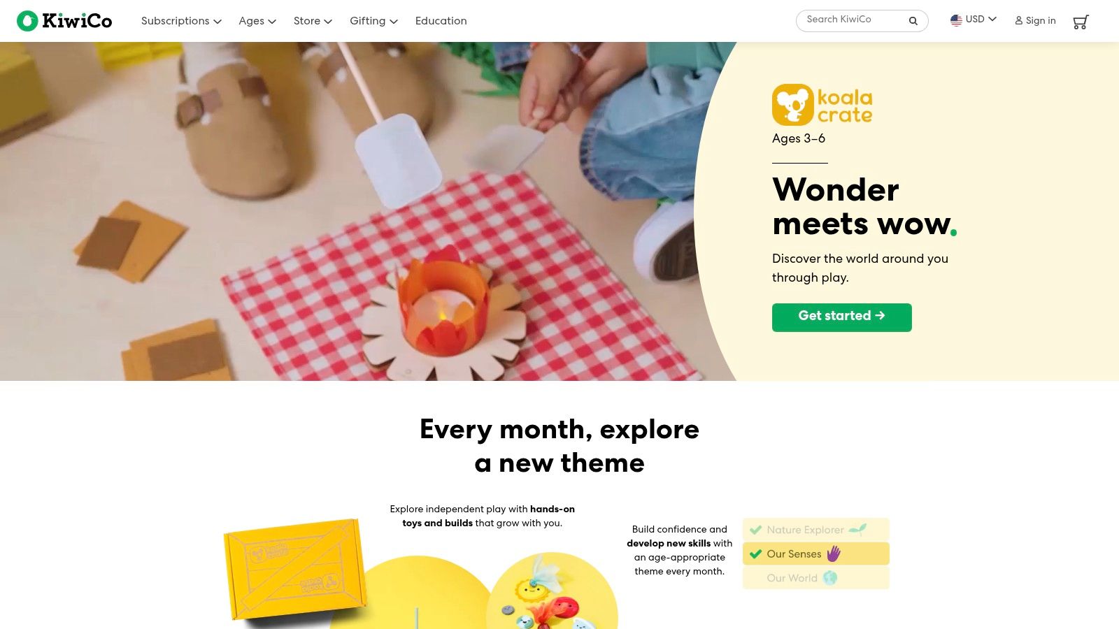 KiwiCo Koala Crate Subscription (Ages 3–6)