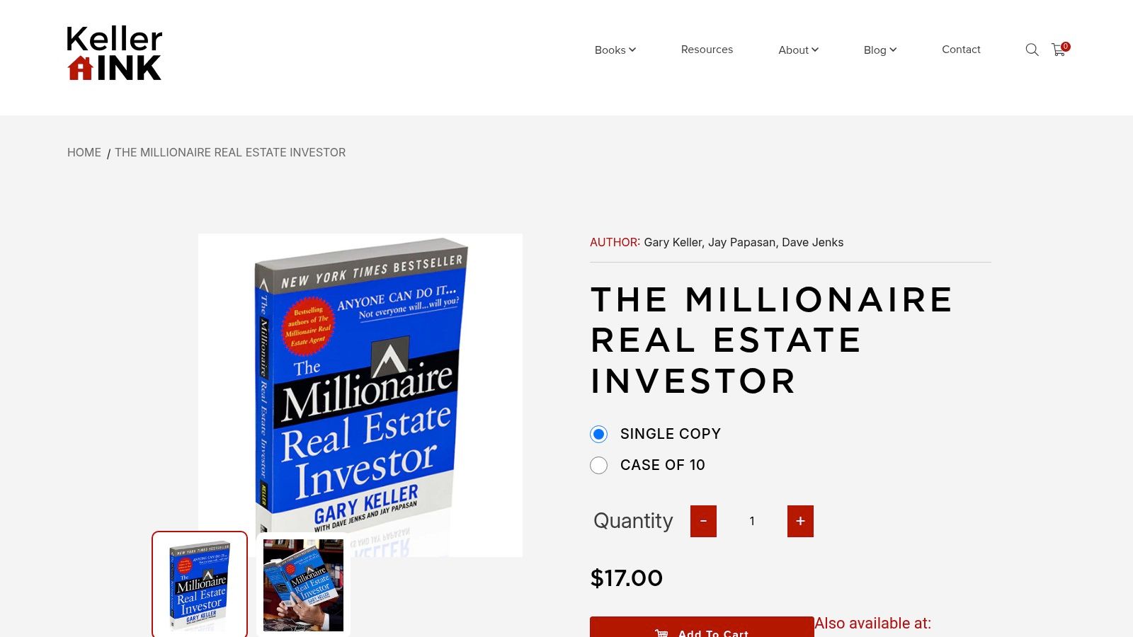 The Millionaire Real Estate Investor (Gary Keller, Jay Papasan, Dave Jenks; KellerINK)